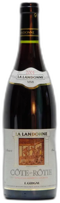 capture du vin 2001 E. Guigal, Côte Rôtie la Landonne
