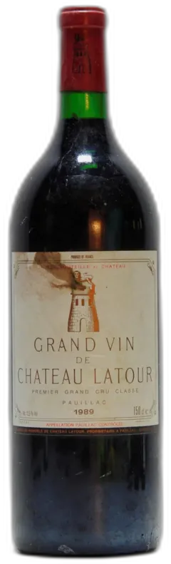 photo du vin Château Latour 1989 Eta