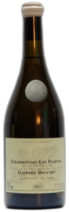 image du vin 2023 Gaspard Brochet, Domaine les Croix les Plantes Chardonnay Premier Cru, Ecueil Coteaux Champenois