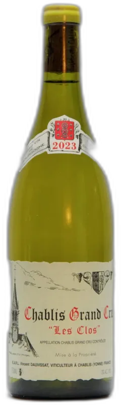 image du vin 2023 Vincent Dauvissat, Chablis Grand Cru les Clos