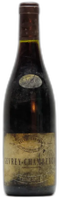 photo du vin fr] 2003 Sylvie Esmonin, Gevrey Chambertin[