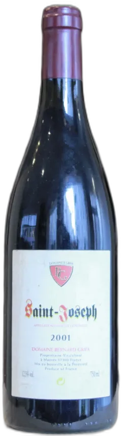 image du vin Saint Joseph 2001 Domaine Bernard Gripa