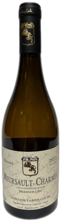 photo du vin Meursault Charmes 1er Cru 2022 Fabien Coche