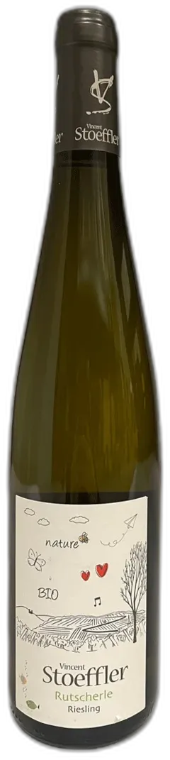 vue du vin Alsace Riesling Rutscherle 2022 Domaine Stoeffler