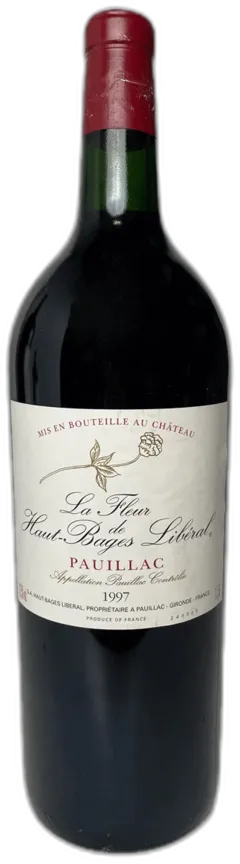 photo du vin Magnum la Fleur de Haut-Bages Libéral 1997 Château Haut-Bages Libéral