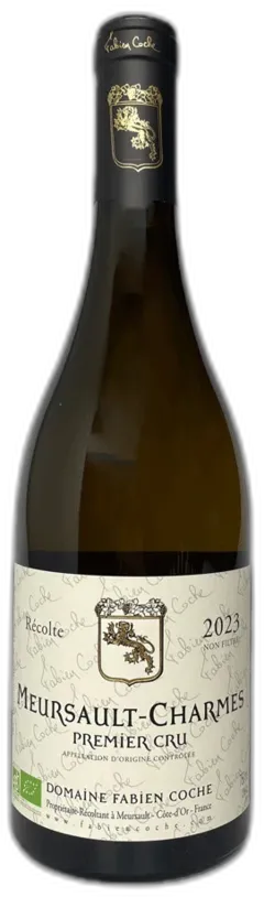 capture du vin Meursault Charmes 1er Cru 2023 Fabien Coche