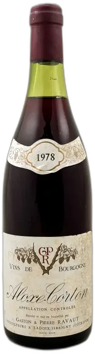 aperçu du vin Gaston & Ravaut Aloxe-Corton 1978