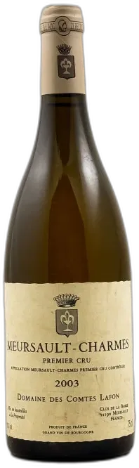 photo du vin Comtes Lafon Meursault 1er Cru "Charmes" 2003