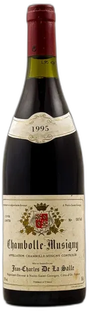 vue du vin Chambolle-Musigny 1995 Jean-Charles de la Salle