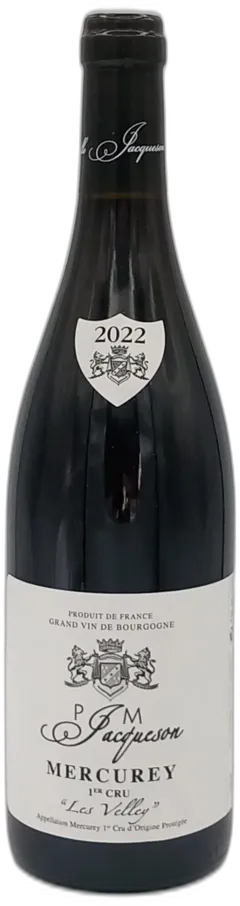 photos du vin Bourgogne Mercurey 1er Cru les Velleys 2022 Rouge Jacqueson