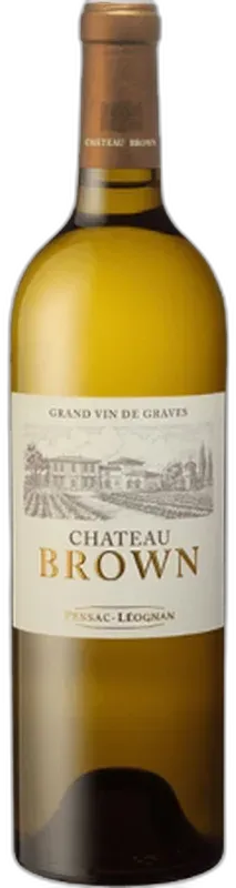 vue du vin Brown Blanc Pessac Leognan Blanc Aoc Blanc 2017