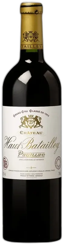 image du vin Haut Batailley Pauillac Aoc Rouge 2019 1500