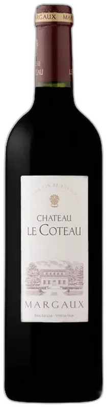 vue du vin le Coteau Margaux Aoc 1500
