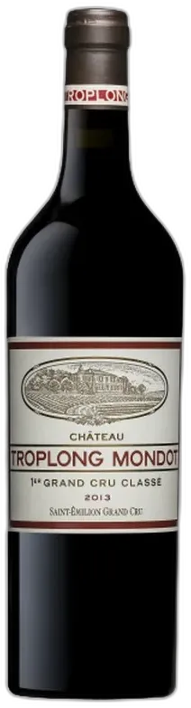 image du vin Troplong Mondot Saint Emilion Grand Cru Aoc Rouge 2016