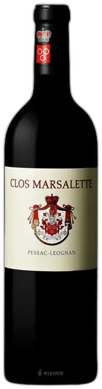 photo du vin Clos Marsalette Pessac Leognan Rouge Aoc Rouge 2022
