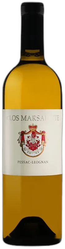 image du vin Clos Marsalette Blanc Pessac Leognan Blanc Aoc Blanc 2021