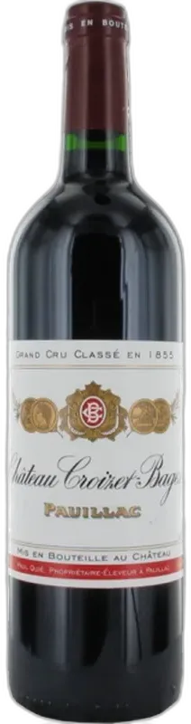 photo du vin Croizet Bages Pauillac Aoc Rouge 2023