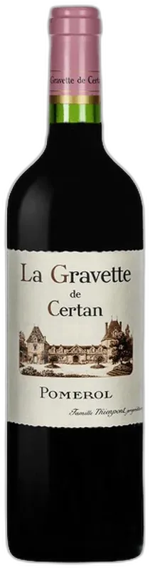 vue du vin la Gravette de Certan Pomerol Aoc