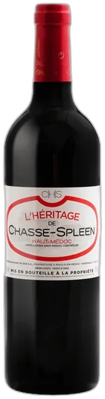 photo du vin Heritage de Chasse Spleen Haut Medoc Aoc Rouge 2016