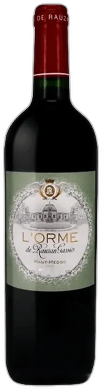 photo du vin l’Orme de Rauzan Gassies Haut Medoc Aoc Rouge 2013