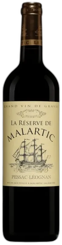illustration du vin Reserve de Malartic Pessac Leognan Rouge Aoc Rouge 2017