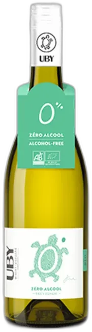 image du vin Côtes de Gascogne Sauvignon Blanc Uby Bio Sans Alcool