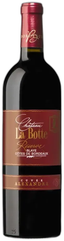 photos du vin Château la Botte Cuvée Alexandre 2020