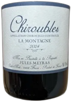 illustration du vin Jules Métras Chiroubles la Montagne