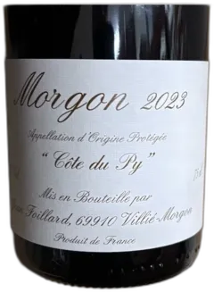 image du vin Domaine Foillard Morgon Côte du py