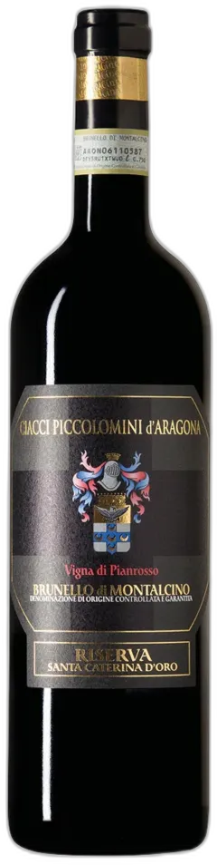 illustration du vin Brunello di Montalcino Docg Riserva Santa Caterina d'Oro Vigna di Pianrosso Ciacci Piccolomini d'Aragona 2019
