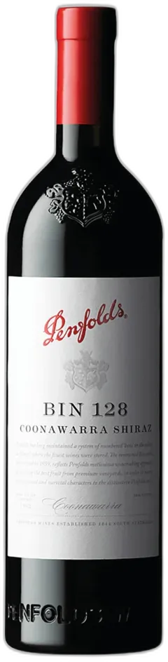 photo du vin Coonawarra gi Bin 128 Shiraz Penfolds 2023