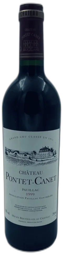 photo du vin Château Pontet-Canet 1999