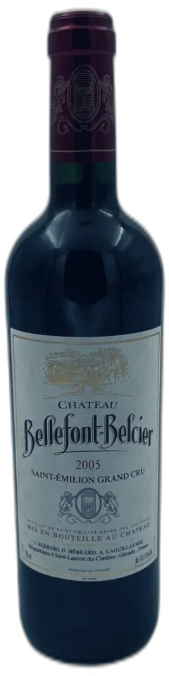 vue du vin Château Bellefont-Belcier