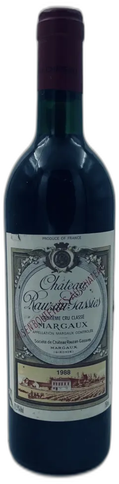 illustration du vin Château Rauzan-Gassies