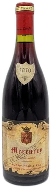 image du vin 1970 Mercurey Aubry Père & Fils