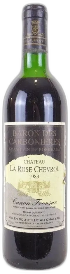 capture du vin Château la Rose Chevrol