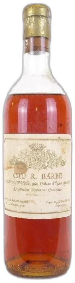 vue du vin Cru Barbe Près du Château d’Yquem
