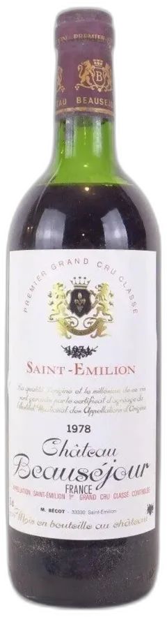 photo du vin Château Beauséjour Bécot