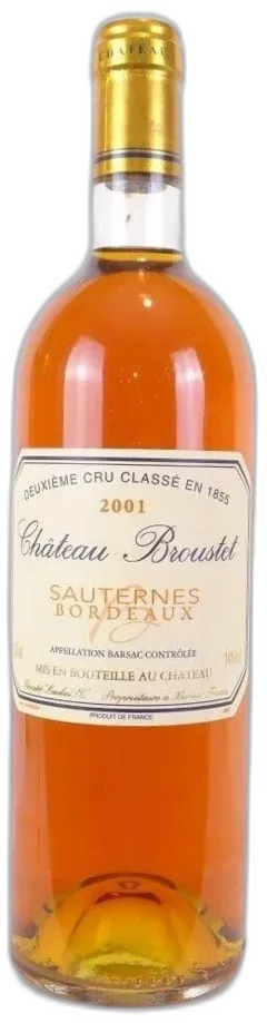 capture du vin Château Broustet