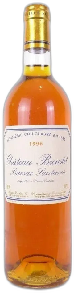 capture du vin Château Broustet