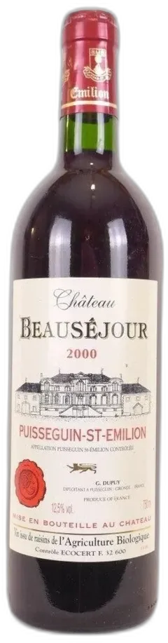 photo du vin Château Beauséjour