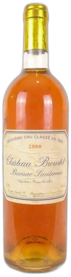 capture du vin Château Broustet