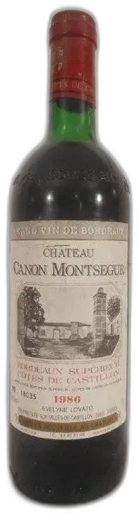 photo du vin Château Canon Montségur Evelyne Lovato