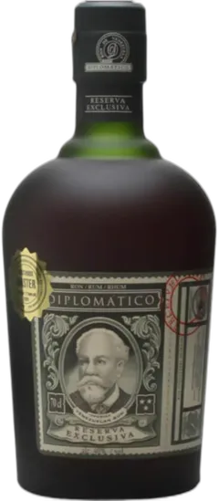 capture du vin Diplomatico Exclusiva Reserva Rum Bottiglia Unidas sa