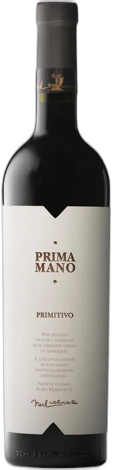 photo du vin Prima Mano Primitivo Selezione Igt Cantina a Mano