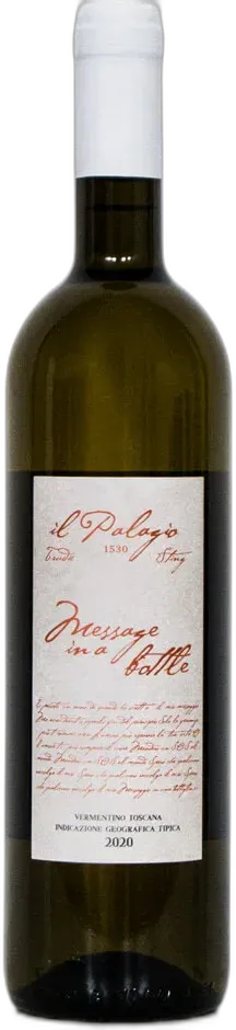 photo du vin Vermentino Message in a Bottle Igt Édition Limitée il Palagio Sting