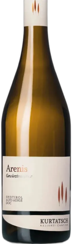 vue du vin Gewurztraminer Alto Adige Doc Kurtatsch Arenis Cortaccia