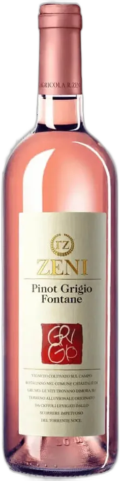 photos du vin Pinot Grigio Ramato Igt Zeni