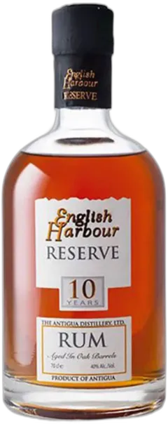 image du vin English Harbour Rum 10 Years Old Reserve Antigua Distillery
