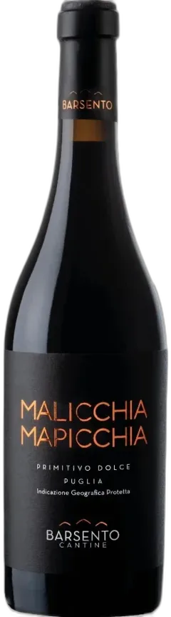 photo du vin Primitivo Dolce Igp Puglia Malicchia Mapicchia Barsento